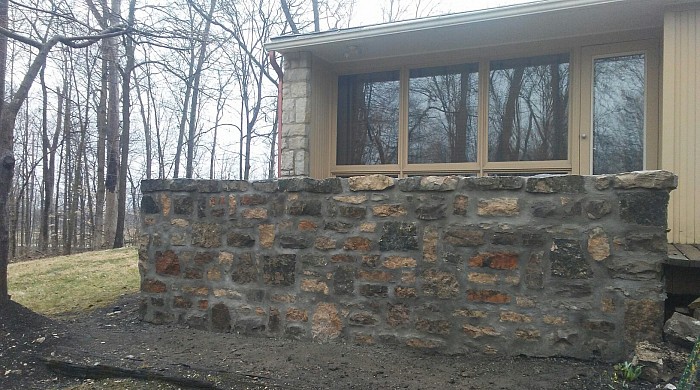 Stone Wall Rebuild