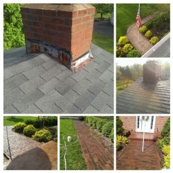 Chimney repair,paver remove and reset and complete grind out